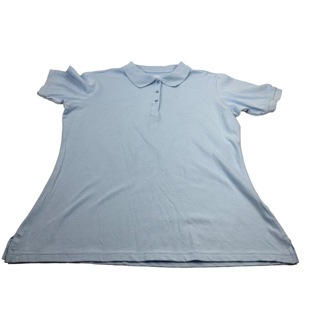 French Toast Womens Size Med Short Sleeve Sport Polo Academy Sports Outdoor Blue